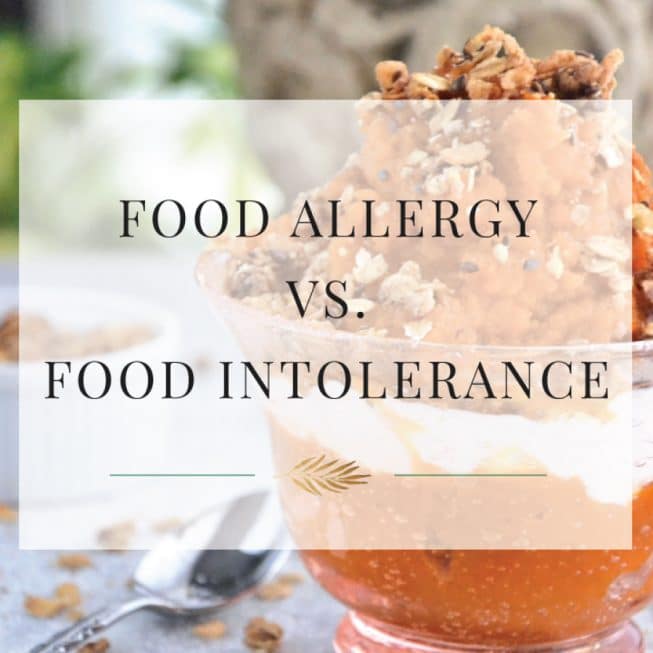 Allergy vs. Intolerance