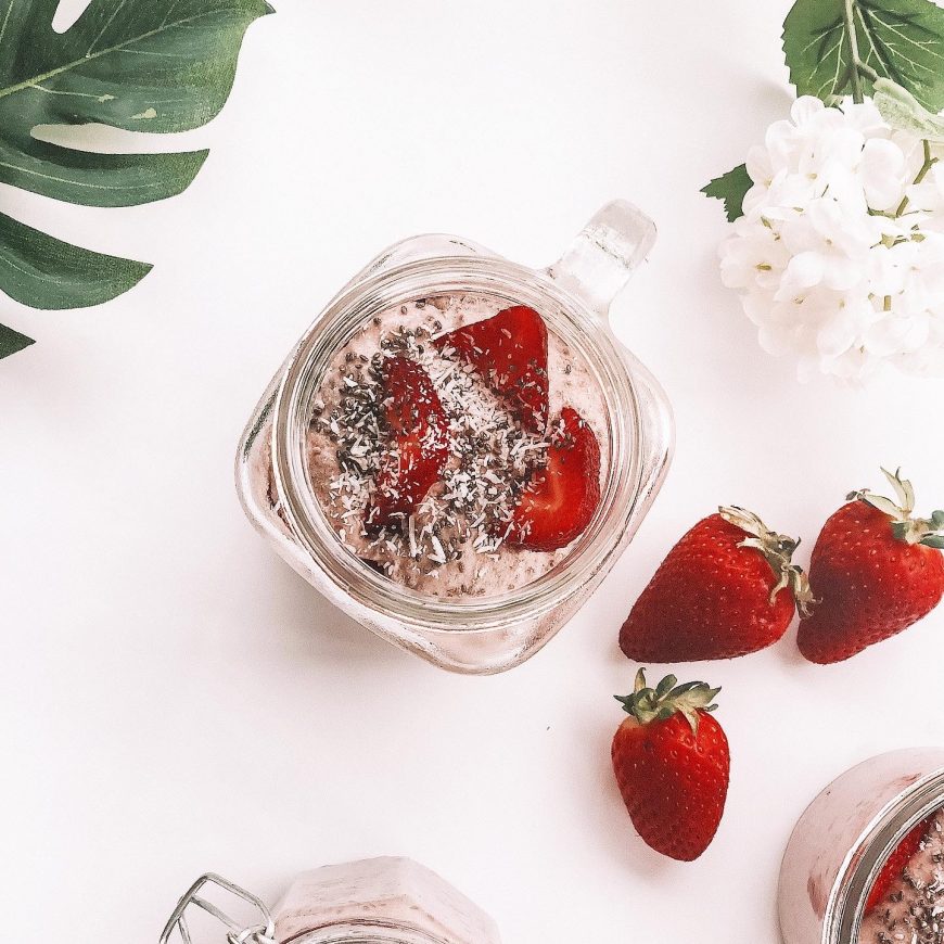 Strawberry Chia Pots